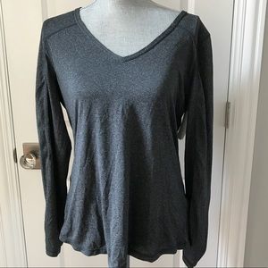 Z by Zella dark grey long sleeve top NEW